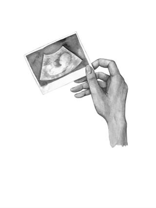 Baby på vej - Plakat
